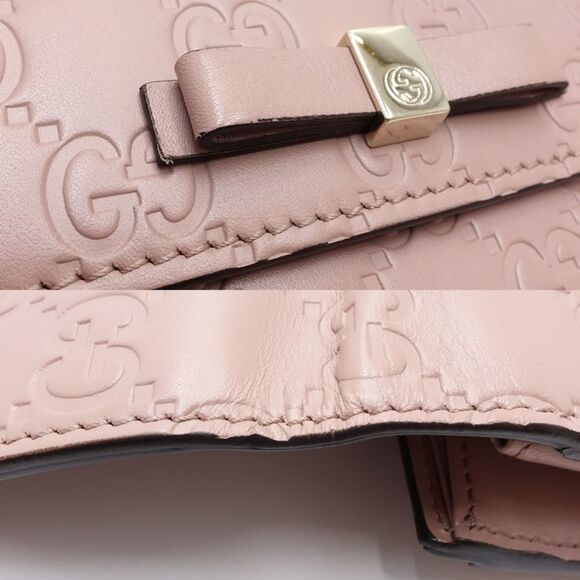 GUCCI Pink Leather Wallet - Picture 5 of 10